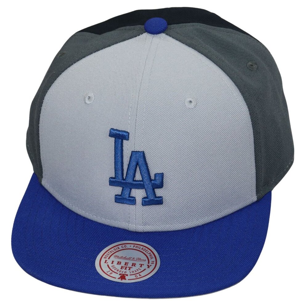 Mitchell & Ness Los Angeles Dodgers Triple Play Liberty Fit Baseball Cap Hat NWT